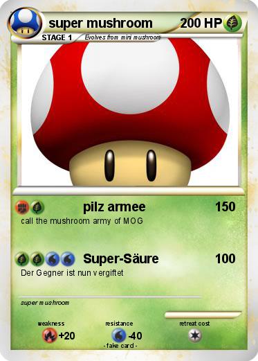 Pokemon super mushroom