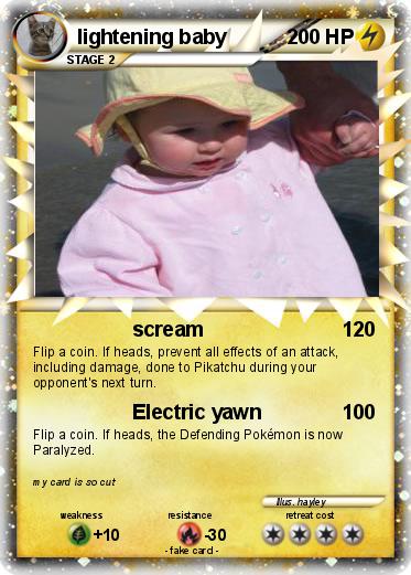 Pokemon lightening baby