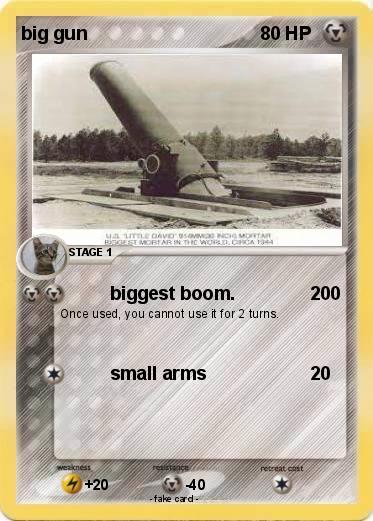 Pokemon big gun