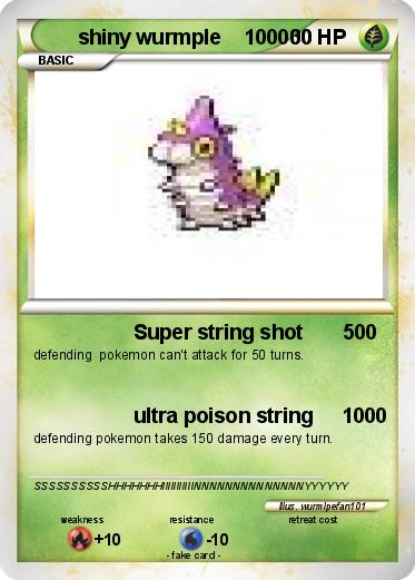 Pokemon shiny wurmple    100000