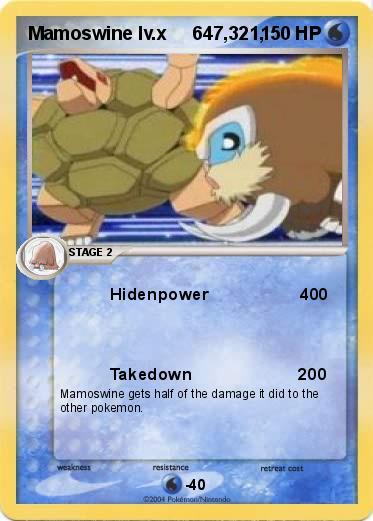 mamoswine card