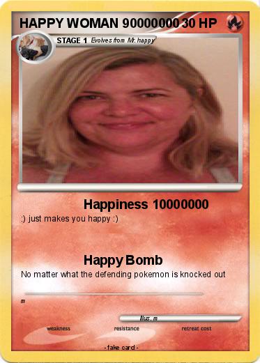 Pokemon HAPPY WOMAN 90000000