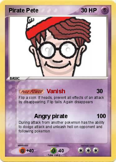 Pokemon Pirate Pete