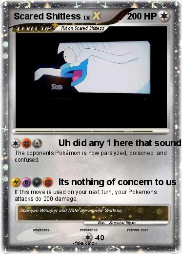 Pokemon Scared Shitless