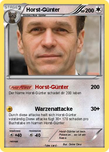 Pokemon Horst-Günter