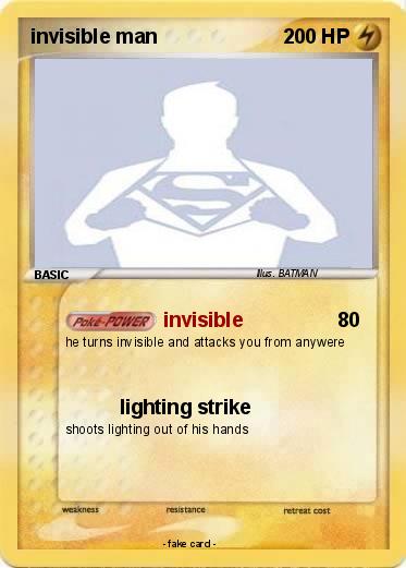 Pokemon invisible man