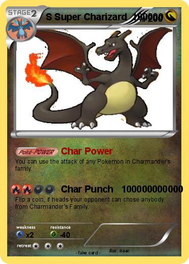 Pokemon S Super Charizard  100000