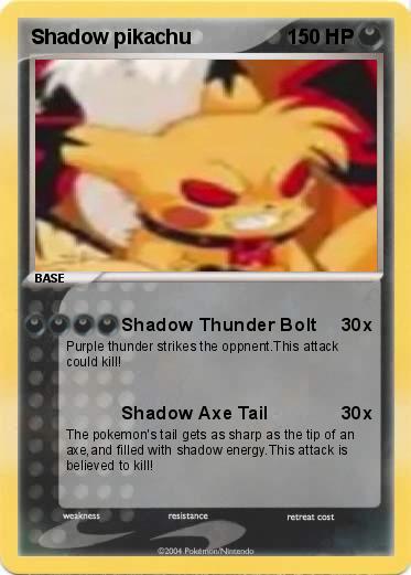 Pokemon Shadow pikachu
