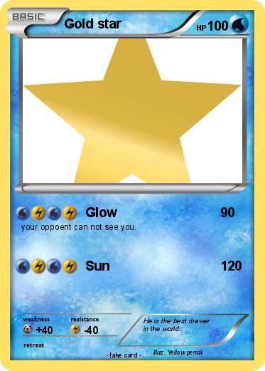 Pokemon Gold star