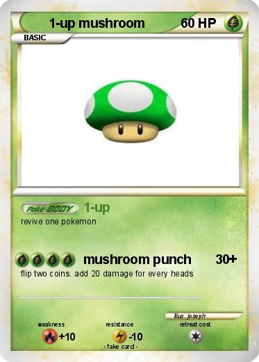Pokemon 1-up mushroom