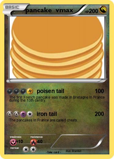 Pokemon pancake  vmax