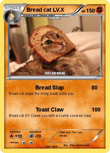 Pokemon Bread cat LV.X