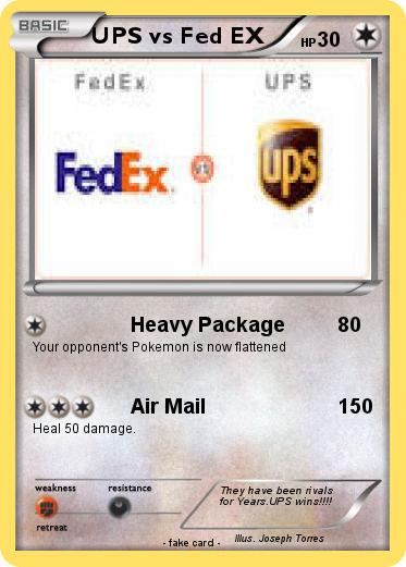 Pokemon UPS vs Fed EX
