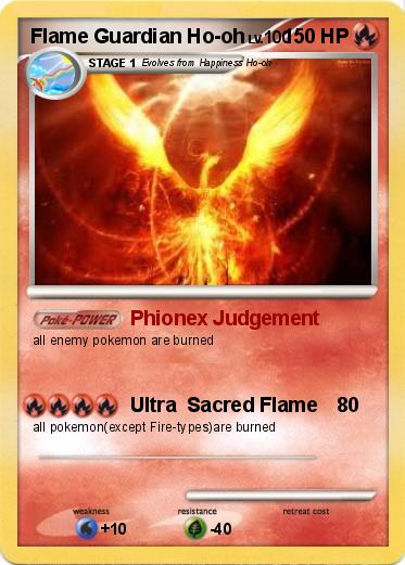 Pokemon Flame Guardian Ho-oh