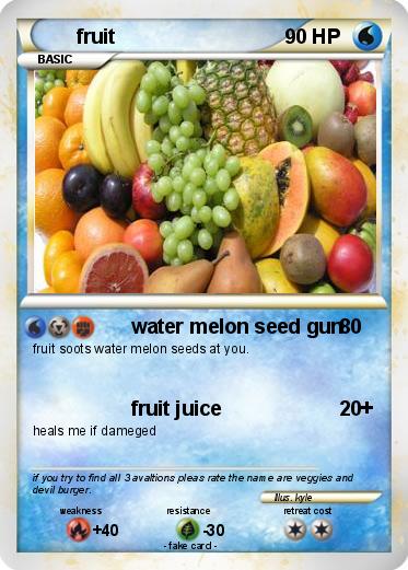 Pokemon fruit