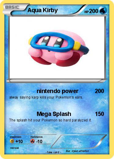 Pokemon Aqua Kirby