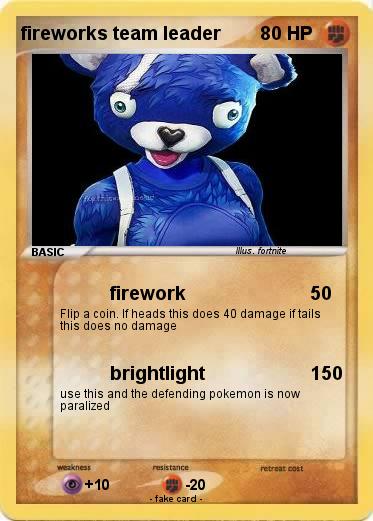 Pokemon fireworks team leader