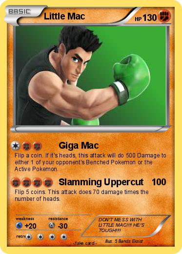 Pokémon Little Mac 101 101 - Giga Mac - My Pokemon Card