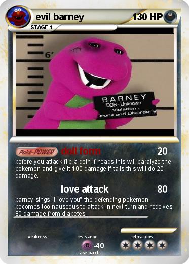 Pokemon evil barney