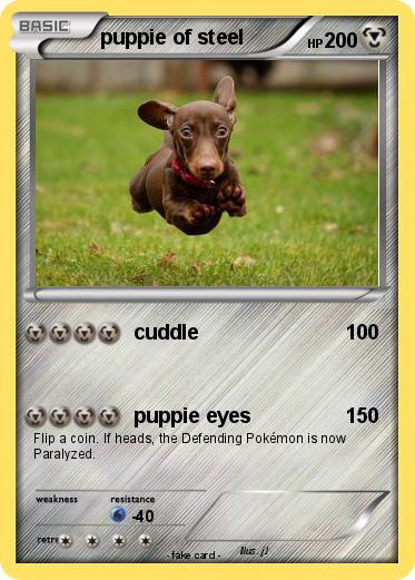Pokemon puppie of steel