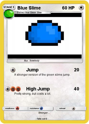 Pokemon Blue Slime