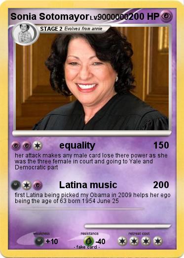 Pokemon Sonia Sotomayor