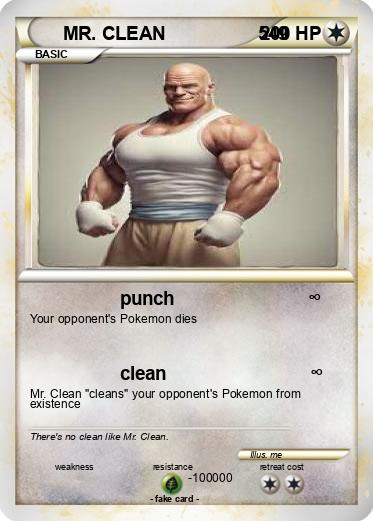 Pokemon MR. CLEAN                  549