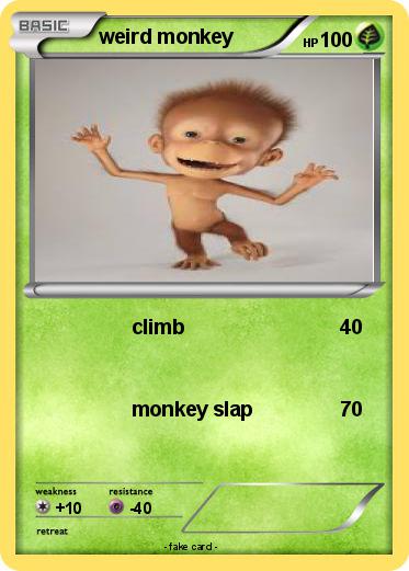 Pokemon weird monkey