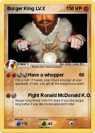 Pokemon Burger King LV.X