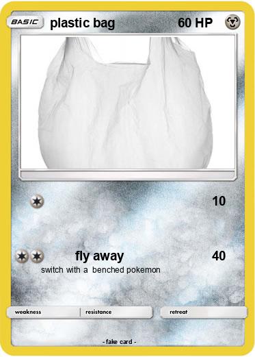Pokemon plastic bag