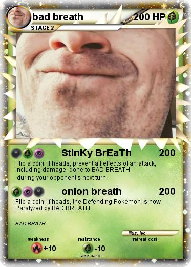 Pokemon bad breath