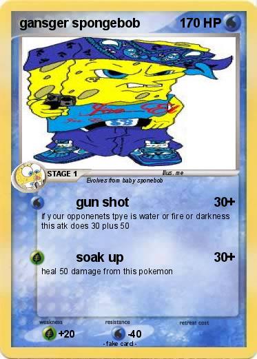 Pokemon gansger spongebob
