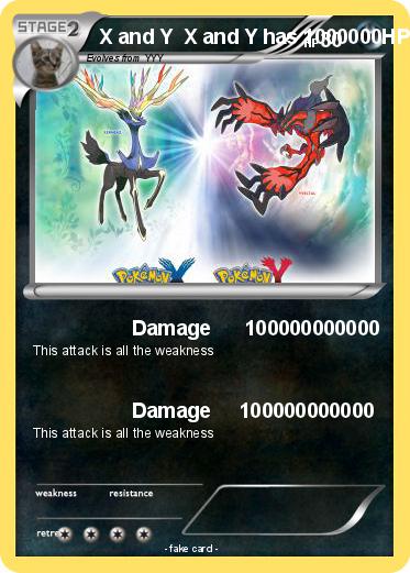 Pokemon X and Y  X and Y has 1000000HP