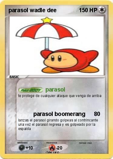Pokemon parasol wadle dee