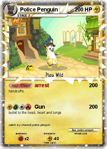 Pokemon Police Penguin