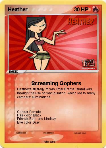 Pokémon Heather 67 67 - Screaming Gophers - My Pokemon Card