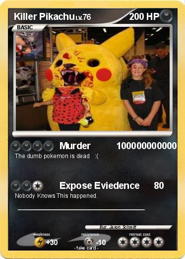 Pokemon Killer Pikachu