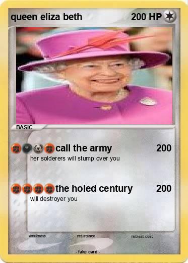 Pokemon queen eliza beth