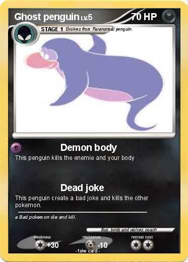 Pokemon Ghost penguin