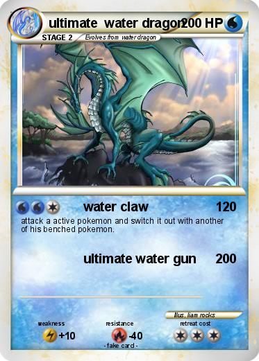 Pokemon ultimate  water dragon