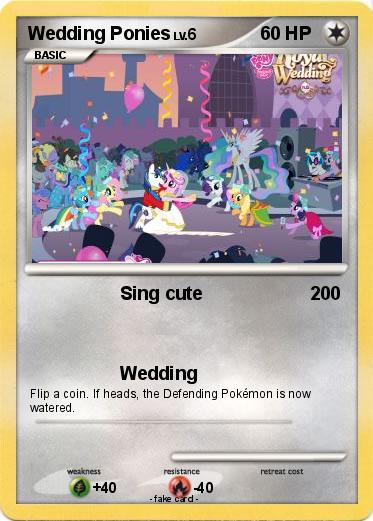 Pokemon Wedding Ponies