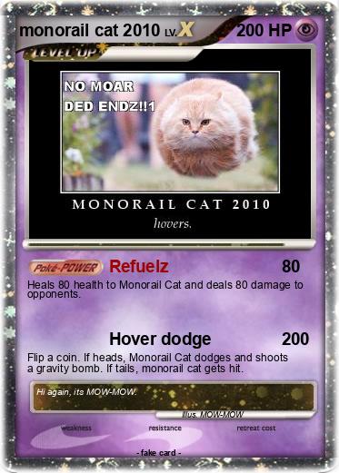 Pokemon monorail cat 2010