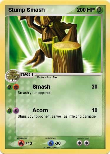 Pokemon Stump Smash