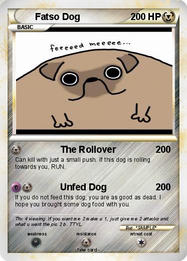 Pokemon Fatso Dog