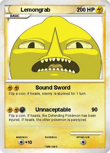 Pokemon Lemongrab
