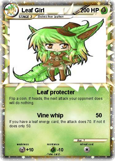 Pokemon Leaf Girl
