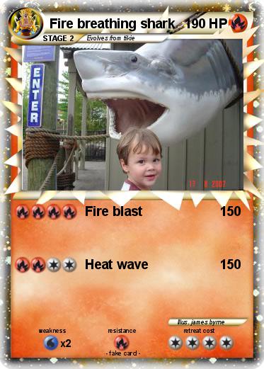 Pokemon Fire breathing shark