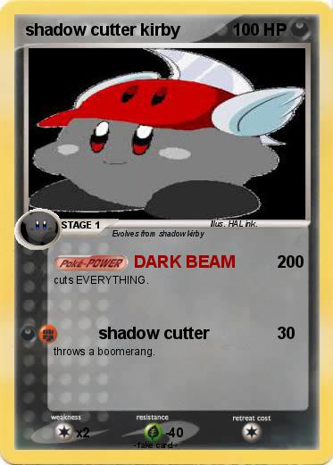 Pokemon shadow cutter kirby