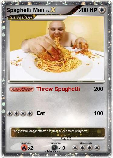 Pokemon Spaghetti Man