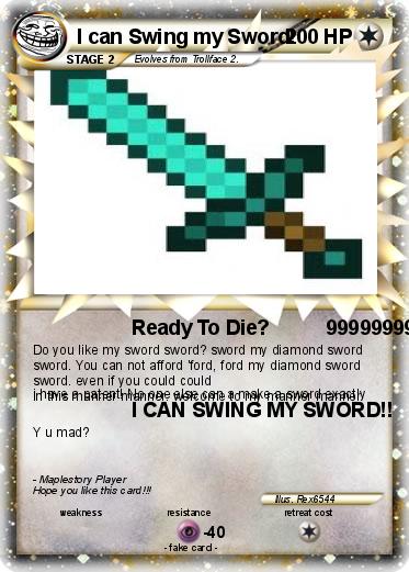Pokemon I can Swing my Sword!